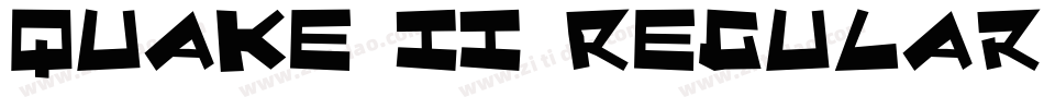 Quake II Regular字体转换